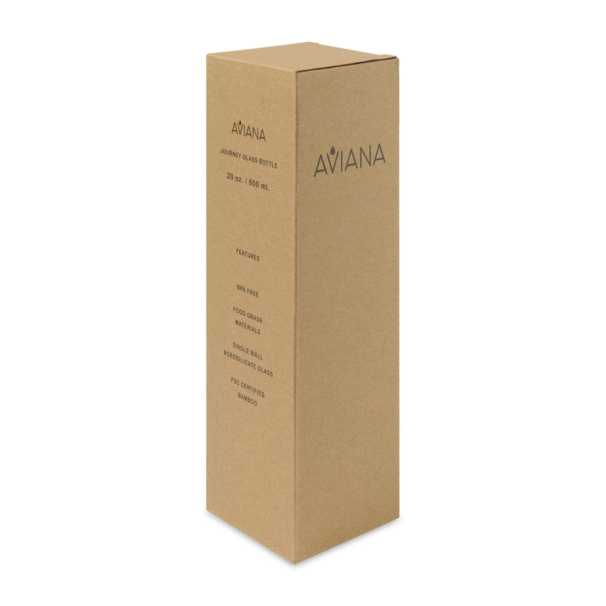 Journey Glass Bottle with Bamboo Lid, 20 oz - Confetti - View 3