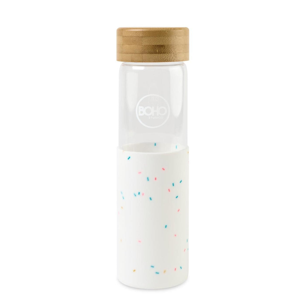 Journey Tritan Bottle with Bamboo Lid, 20 oz Laser Engraving - Confetti - View 1