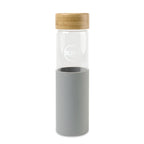 Journey Tritan Bottle with Bamboo Lid, 20 oz Laser Engraving - Dove Grey - View 1