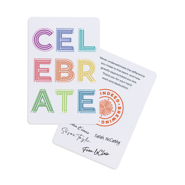 Joyful Celebration Card, 7 x 5 Inches Full Color