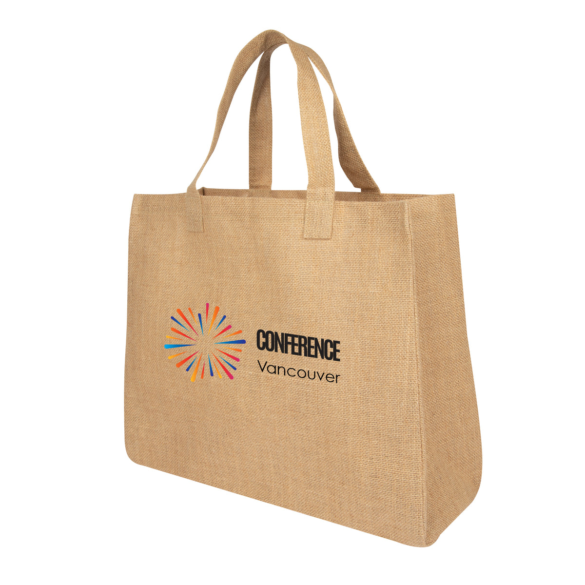 Juliet Tote Bag in Jute - Natural - Colorbrite