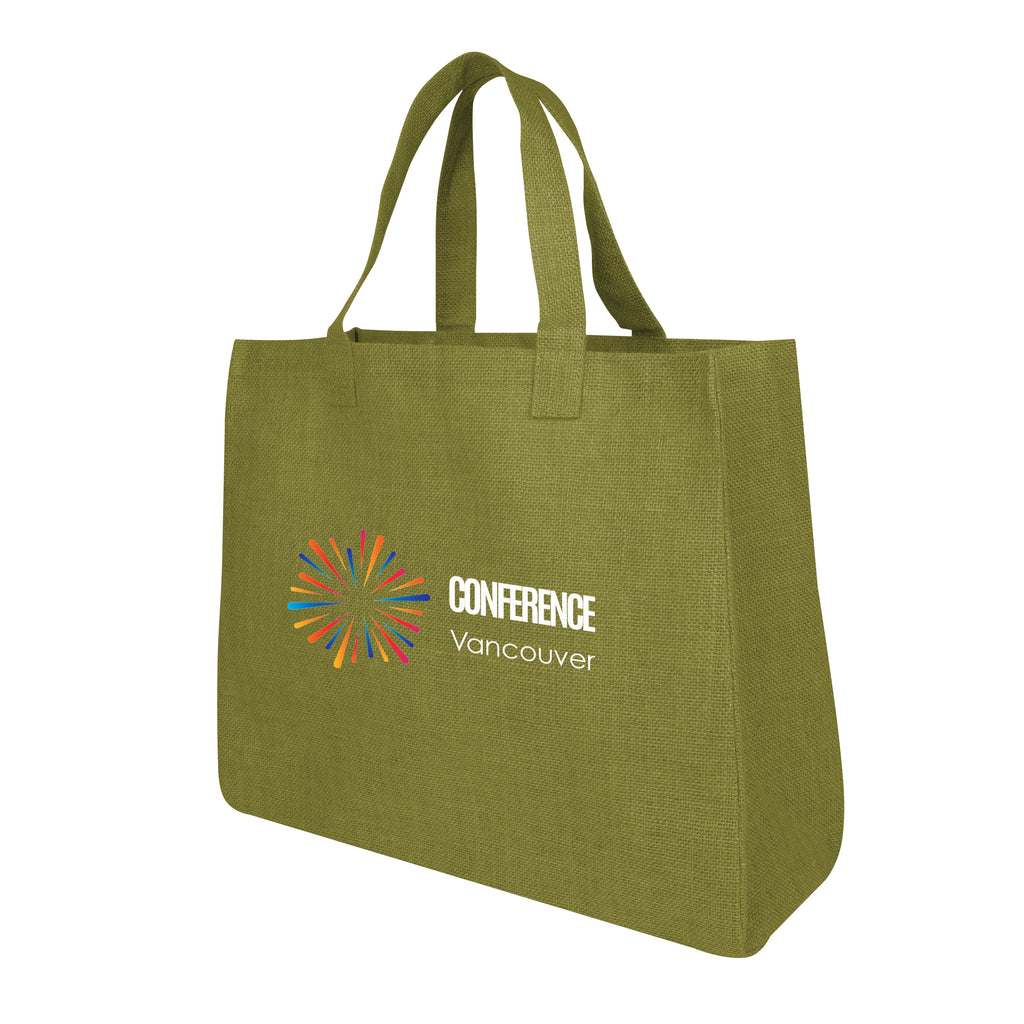 Juliet Tote Bag in Jute - Olive - Colorbrite