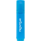 Jumbo Chisel Tip Highlighter in Recycled Plastic - Neon Blue - Front