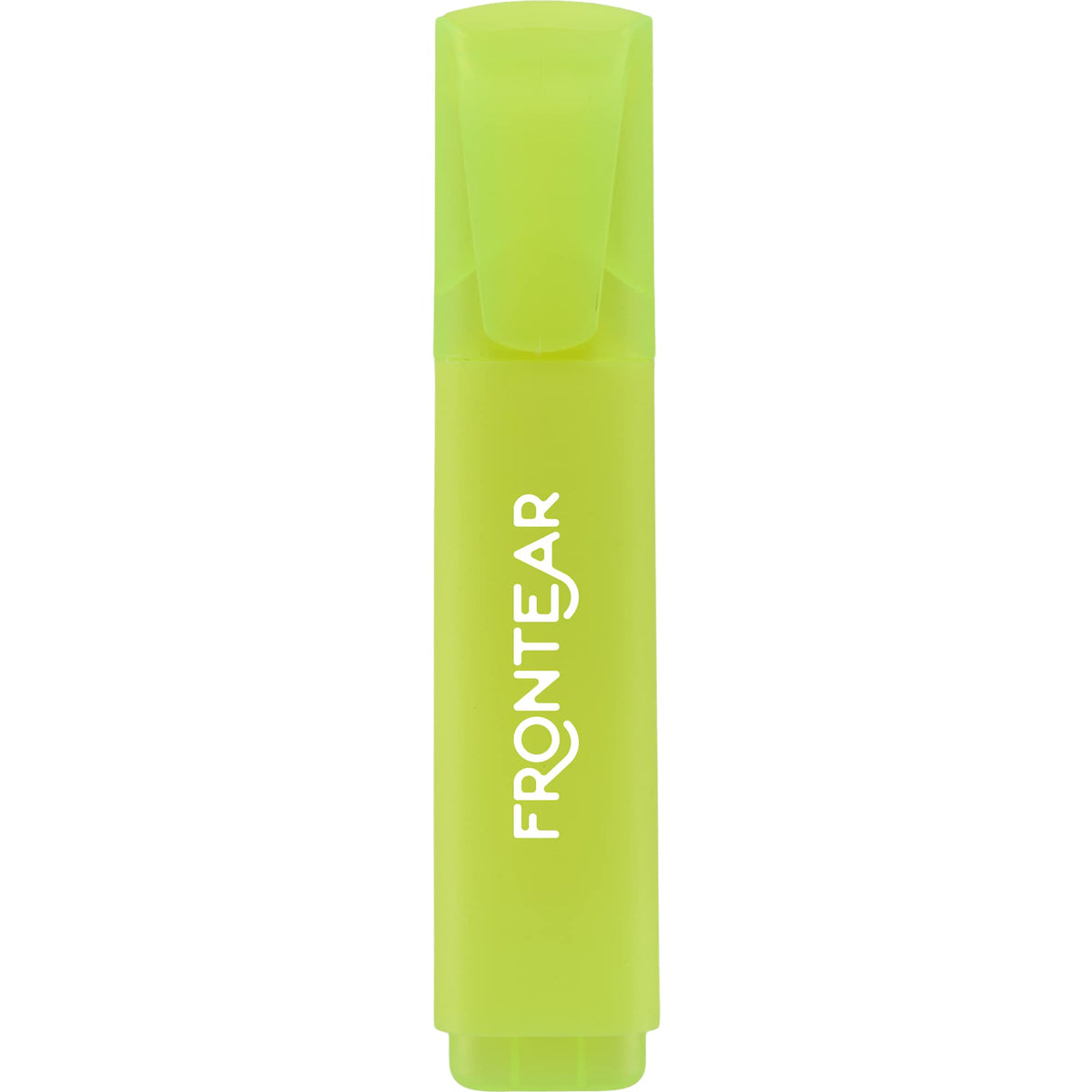Jumbo Chisel Tip Highlighter in Recycled Plastic - Neon Yellow - Front