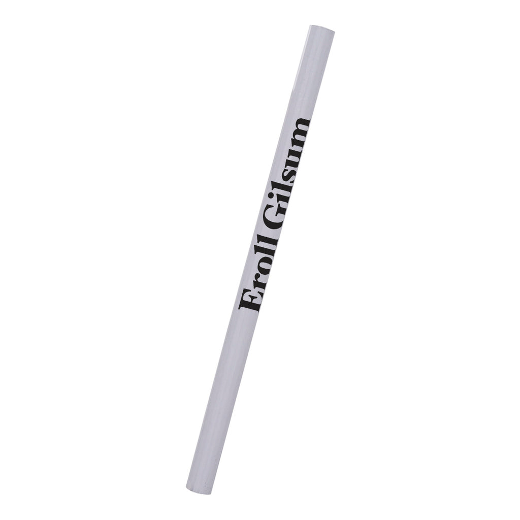 Jumbo Pencil, Untipped - White - Silk Screen
