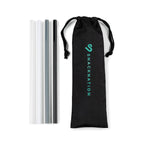 Juniper Reusable Tritan Straws, Set of 4 Transfer - Black - View 2