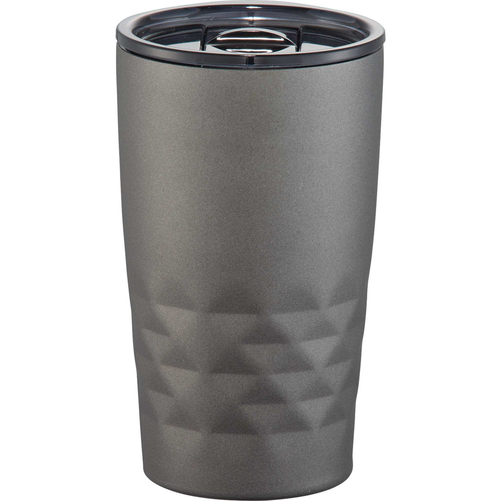 K Mini Geometric Insulated Tumbler, 14 oz - Charcoal - Back
