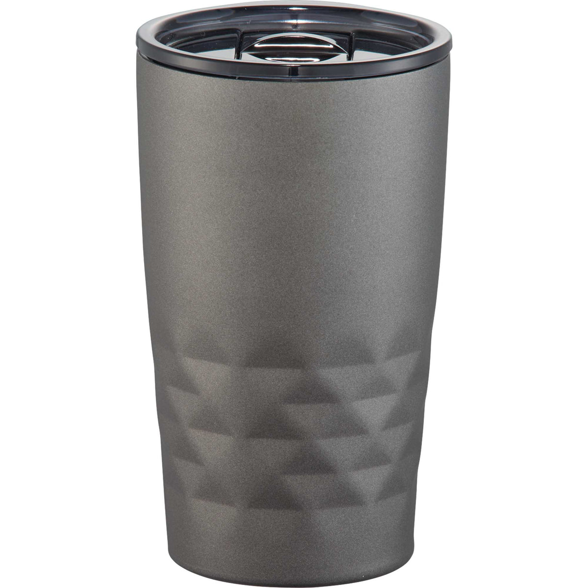 K Mini Geometric Insulated Tumbler, 14 oz - Charcoal - Back