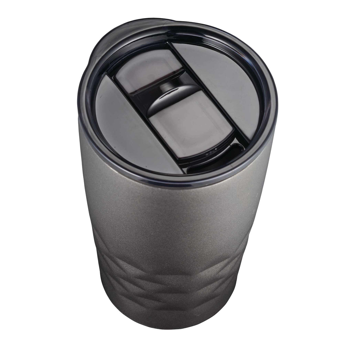 K Mini Geometric Insulated Tumbler, 14 oz - Charcoal - Photo