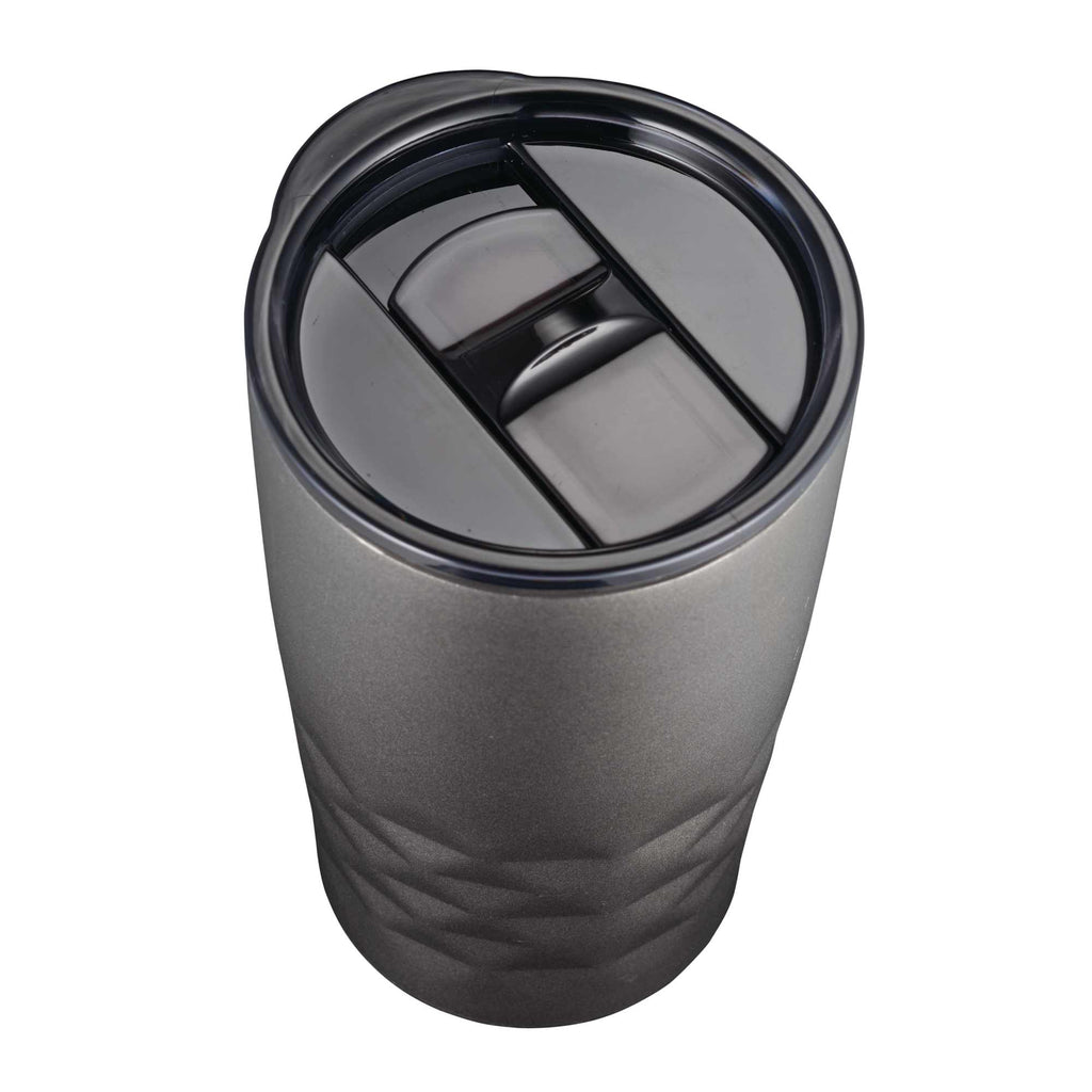 K Mini Geometric Insulated Tumbler, 14 oz Laser Engraving - Charcoal - Photo 2