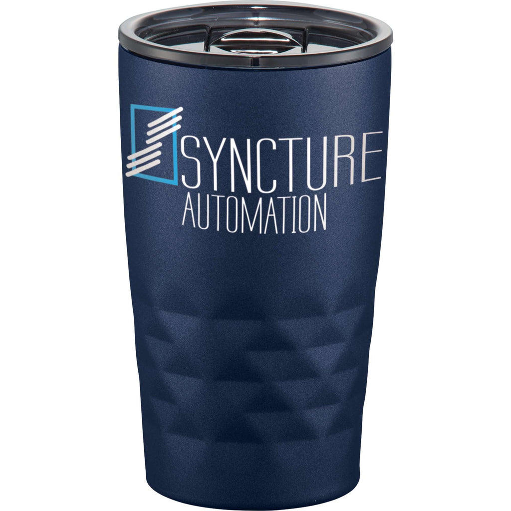 K Mini Geometric Insulated Tumbler, 14 oz - Navy - Front