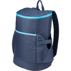 Kade Recycled Backpack Cooler for 24 Cans - Navy - Left Angle