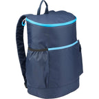 Kade Recycled Backpack Cooler for 24 Cans - Navy - Right Angle