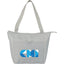 Kade Recycled Tote Cooler for 6 Cans Full Color - Gray - Front