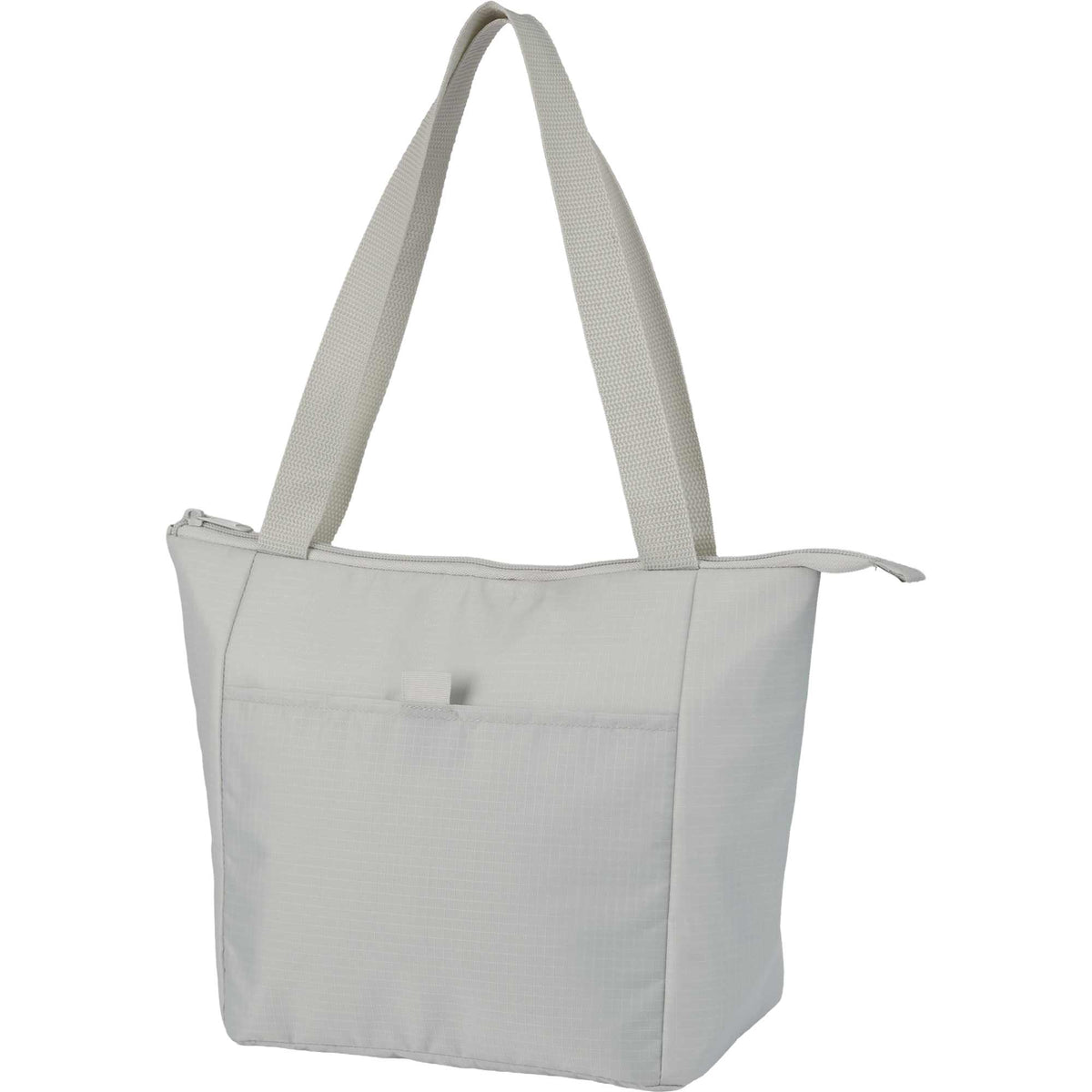 Kade Recycled Tote Cooler for 6 Cans Full Color - Gray - Left Angle