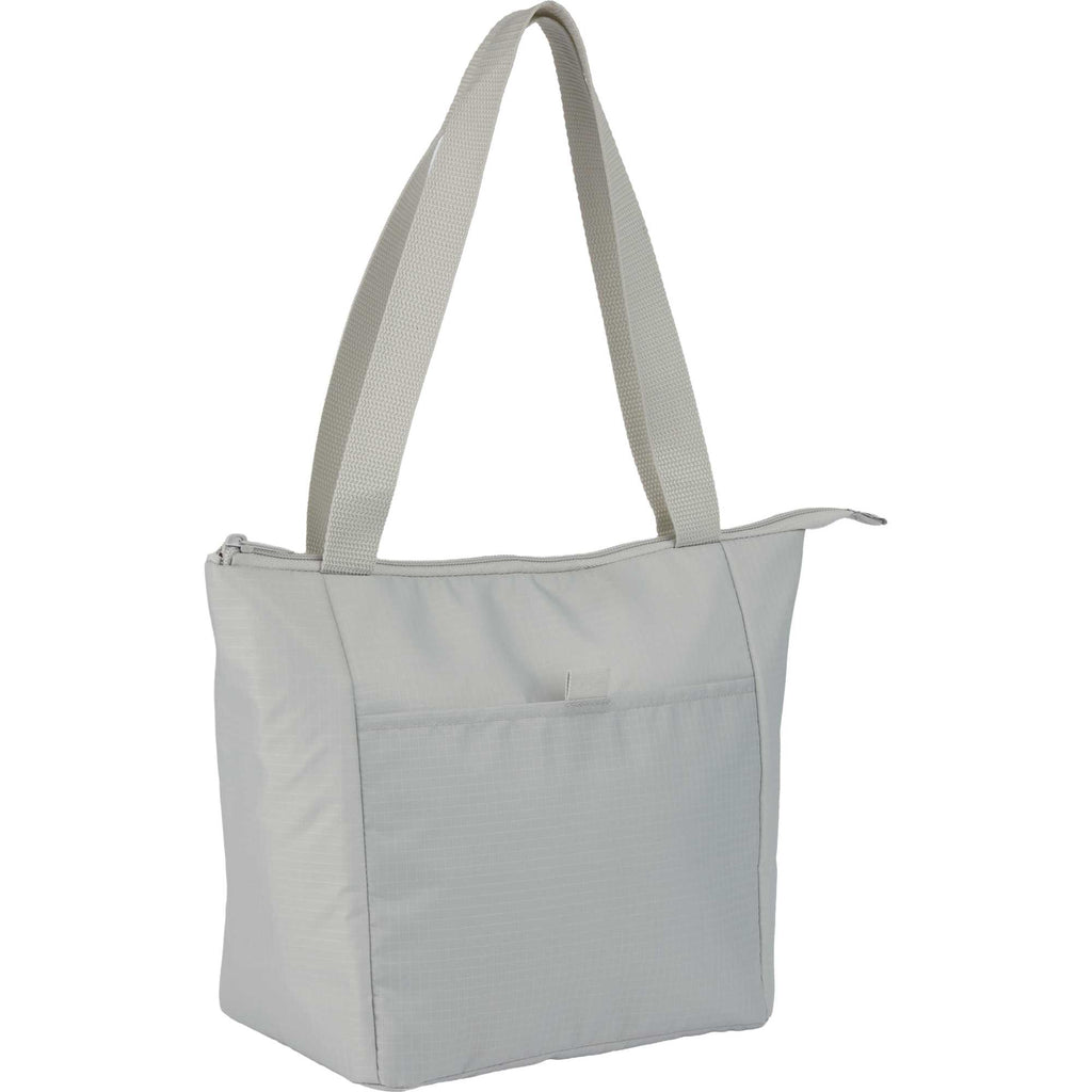 Kade Recycled Tote Cooler for 6 Cans Full Color - Gray - Right Angle