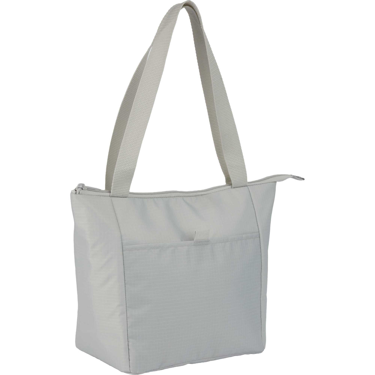 Kade Recycled Tote Cooler for 6 Cans Full Color - Gray - Right Angle