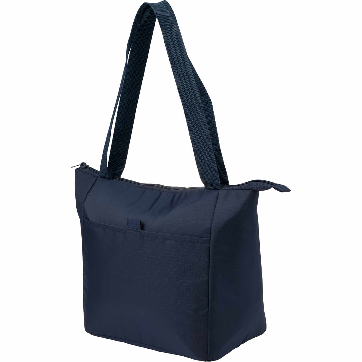 Kade Recycled Tote Cooler for 6 Cans Full Color - Navy - Left Angle