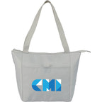 Kade Recycled Tote Cooler for 6 Cans - Gray - Front
