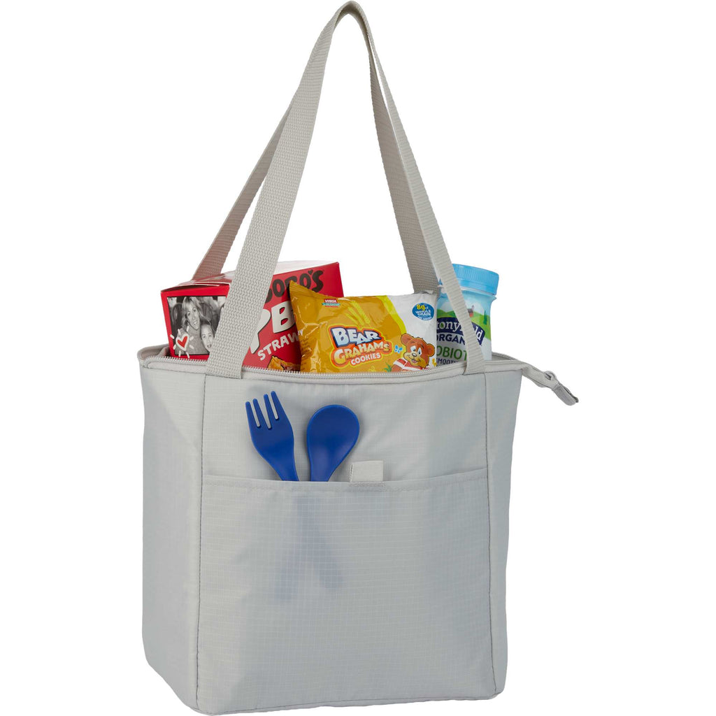 Kade Recycled Tote Cooler for 6 Cans - Gray - Propped