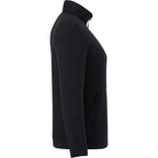 Kahuzi Recycled Sherpa Fleece Full Zip Jacket for Women Transfer - Black/Black - Right Side