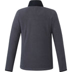 Kahuzi Recycled Sherpa Fleece Full Zip Jacket for Women Transfer - Grey Storm/Black - Back
