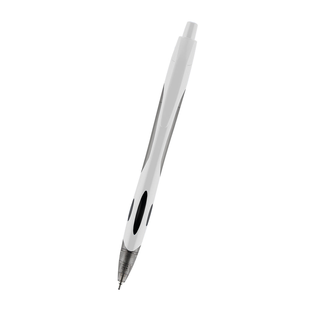 Kai Sleek Write Pen in Recycled ABS, Two-Tone - White - Front