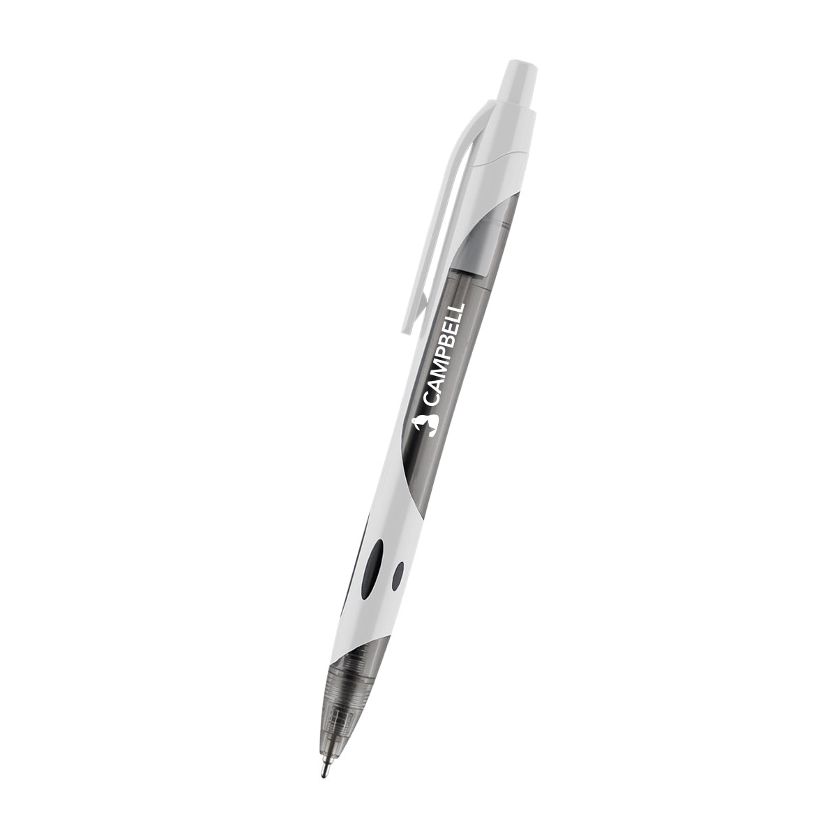 Kai Sleek Write Pen in Recycled ABS, Two-Tone - White - Silk Screen