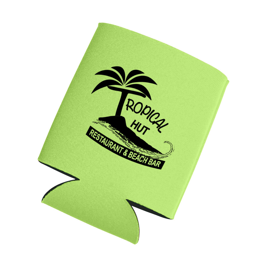Kan-Tastic Can Cooler - Neon Green - Silk Screen