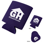 Kan-Tastic Can Cooler with Three Print Areas - Purple - Silk Screen