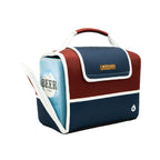 Kanga Kase Mate Iceless Cooler Bag, 12 Cans - Navy with Red - Open