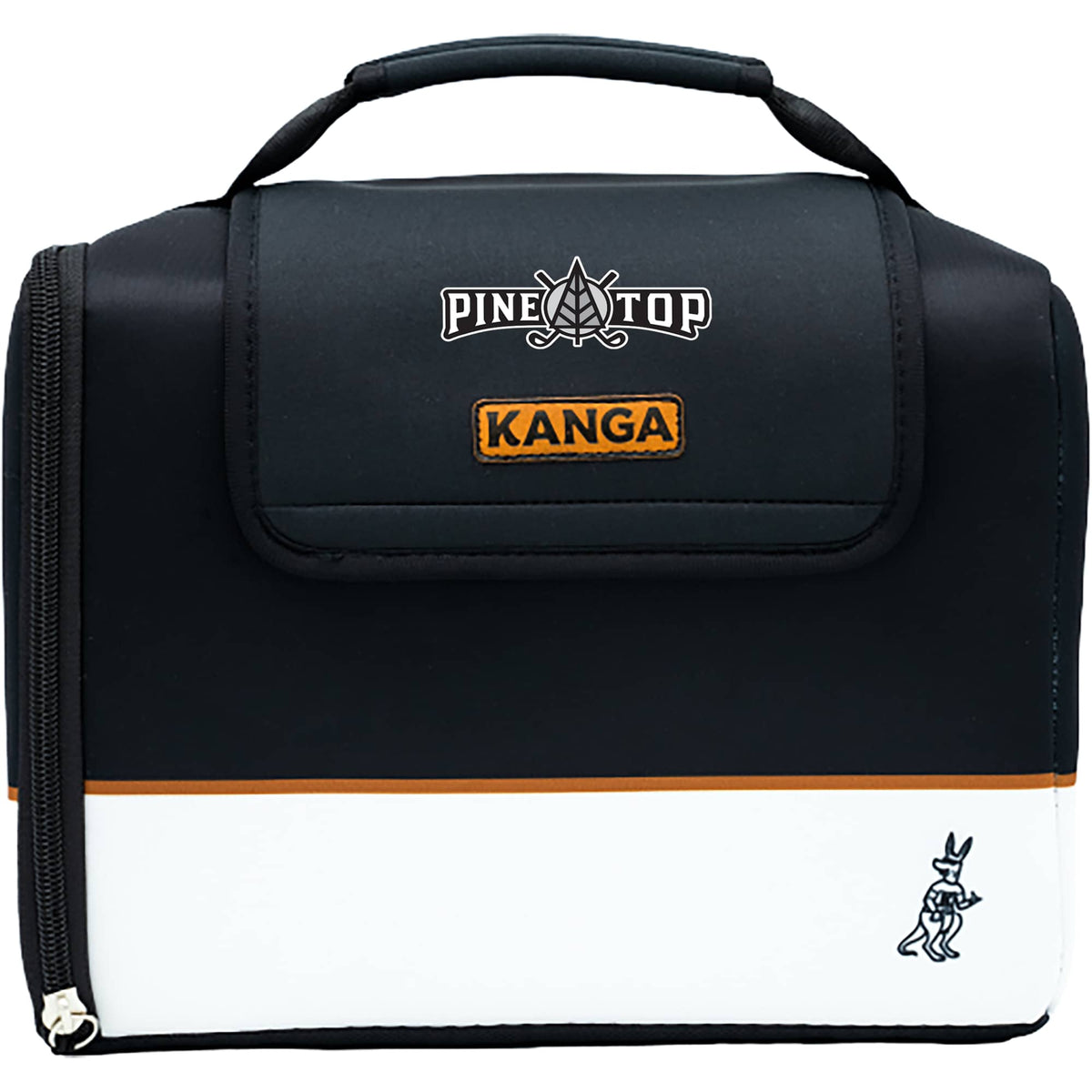 Kanga Kase Mate Iceless Cooler for 12-Packs Transfer - Black/White - Front