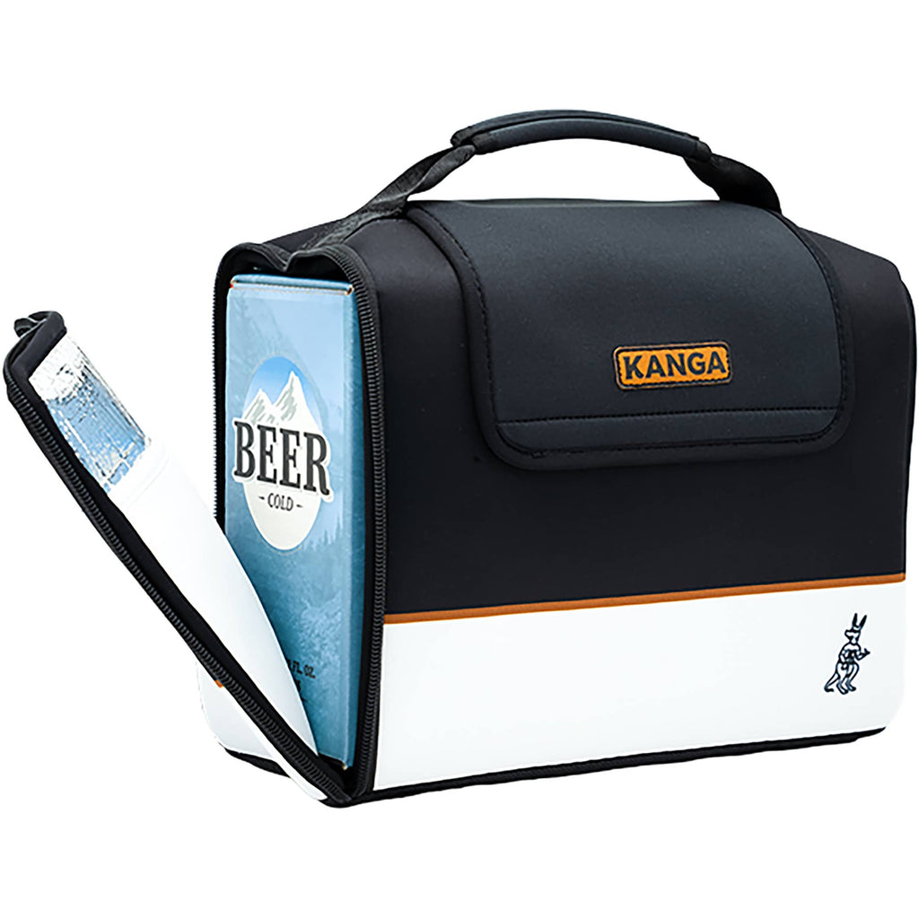 Kanga Kase Mate Iceless Cooler for 12-Packs Transfer - Black/White - Right Angle