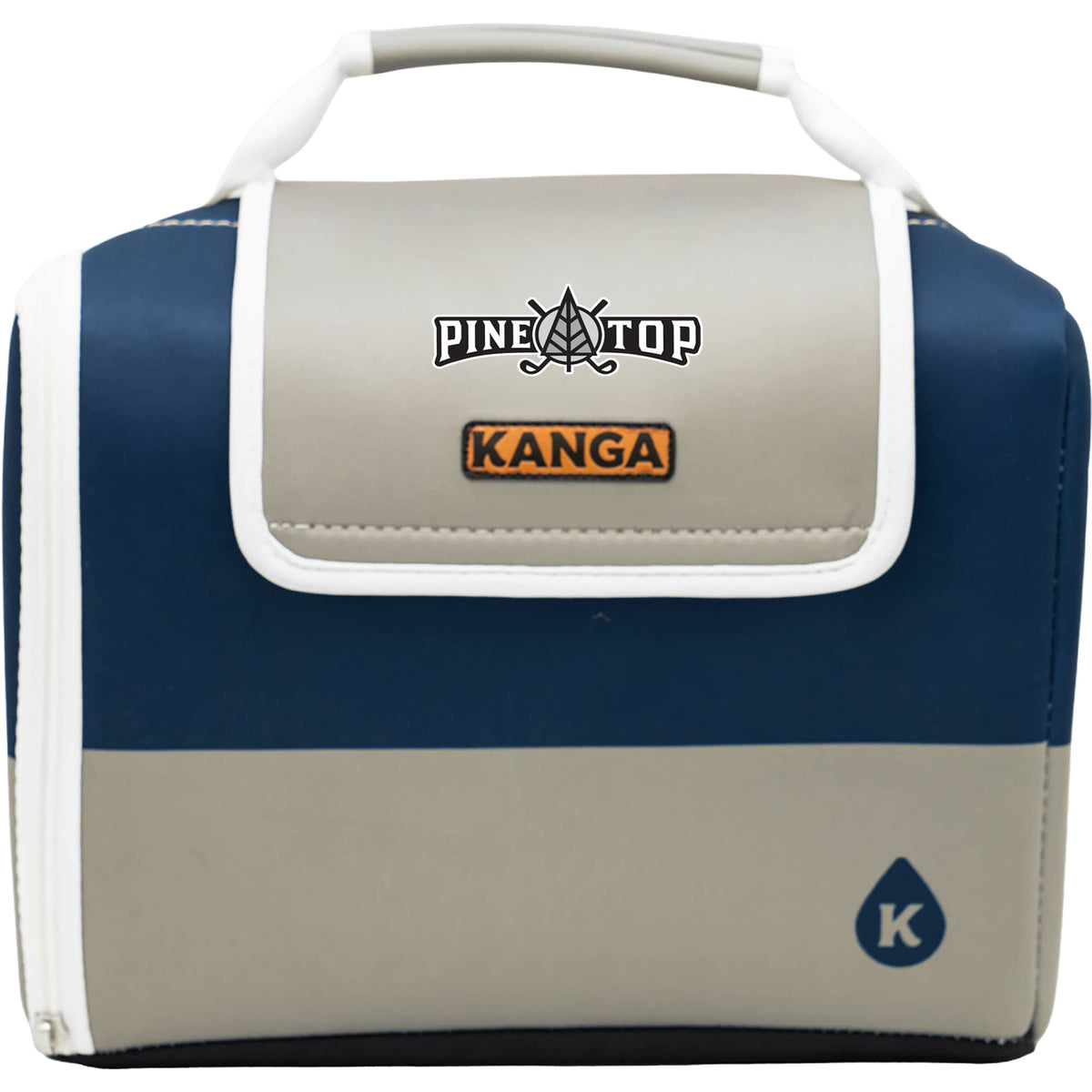 Kanga Kase Mate Iceless Cooler for 12-Packs Transfer - Grey/Navy - Front