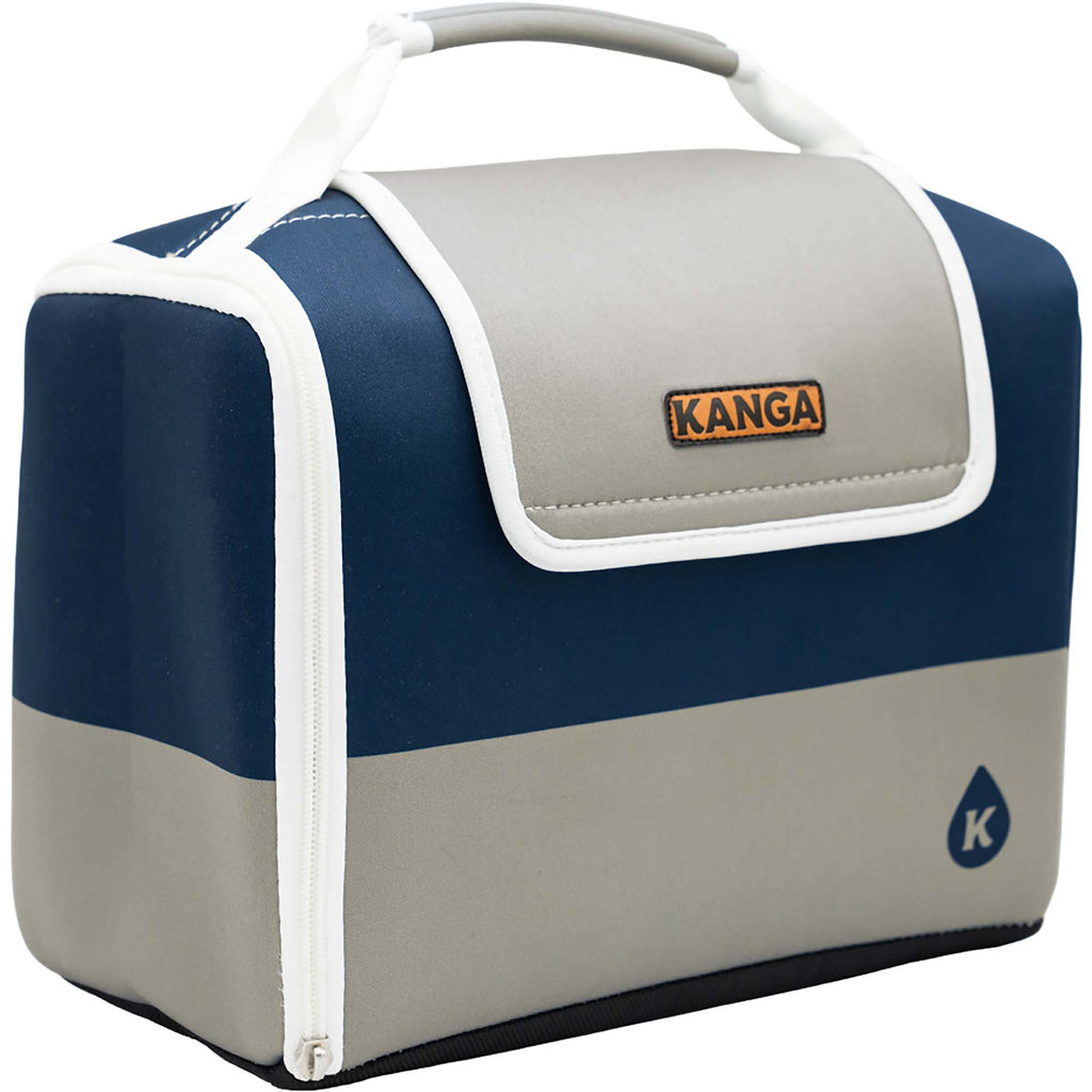 Kanga Kase Mate Iceless Cooler for 12-Packs Transfer - Grey/Navy - Right Angle