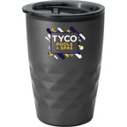Kappa Insulated Tumbler with Slide Lid, 12 oz Full Color - Charcoal - Front