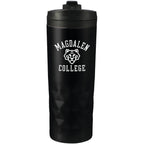 Kappa Insulated Tumbler with Slide Lid, 16 oz - Black - Front