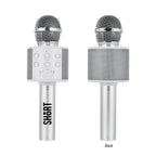 Karaoke Microphone, Perfect Pitch - Silver - Pad Print