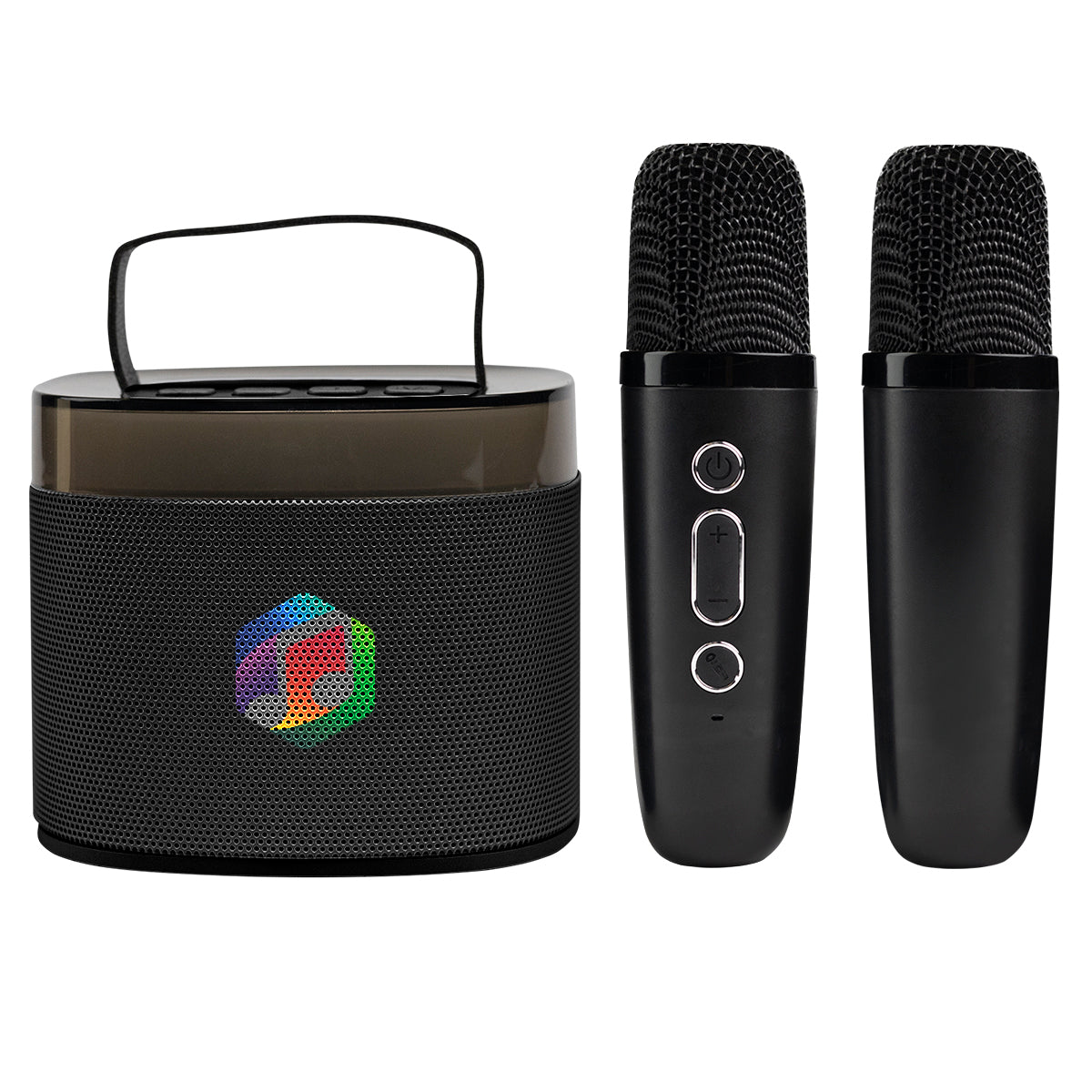 Karaoke Set with Magic Mic Full Color - Black - Full Color