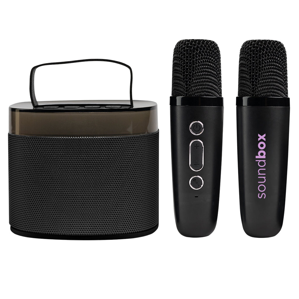 Karaoke Set with Magic Mic Full Color - Black - Pad Print