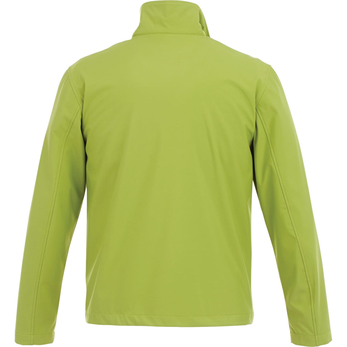 Karmine Lightweight Softshell Jacket for Men Embroidery - Dark Citron Green - Back Flat