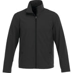 Karmine Lightweight Softshell Jacket for Men Transfer - Black - Back Flat 2
