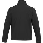 Karmine Lightweight Softshell Jacket for Men Transfer - Black - Back Flat