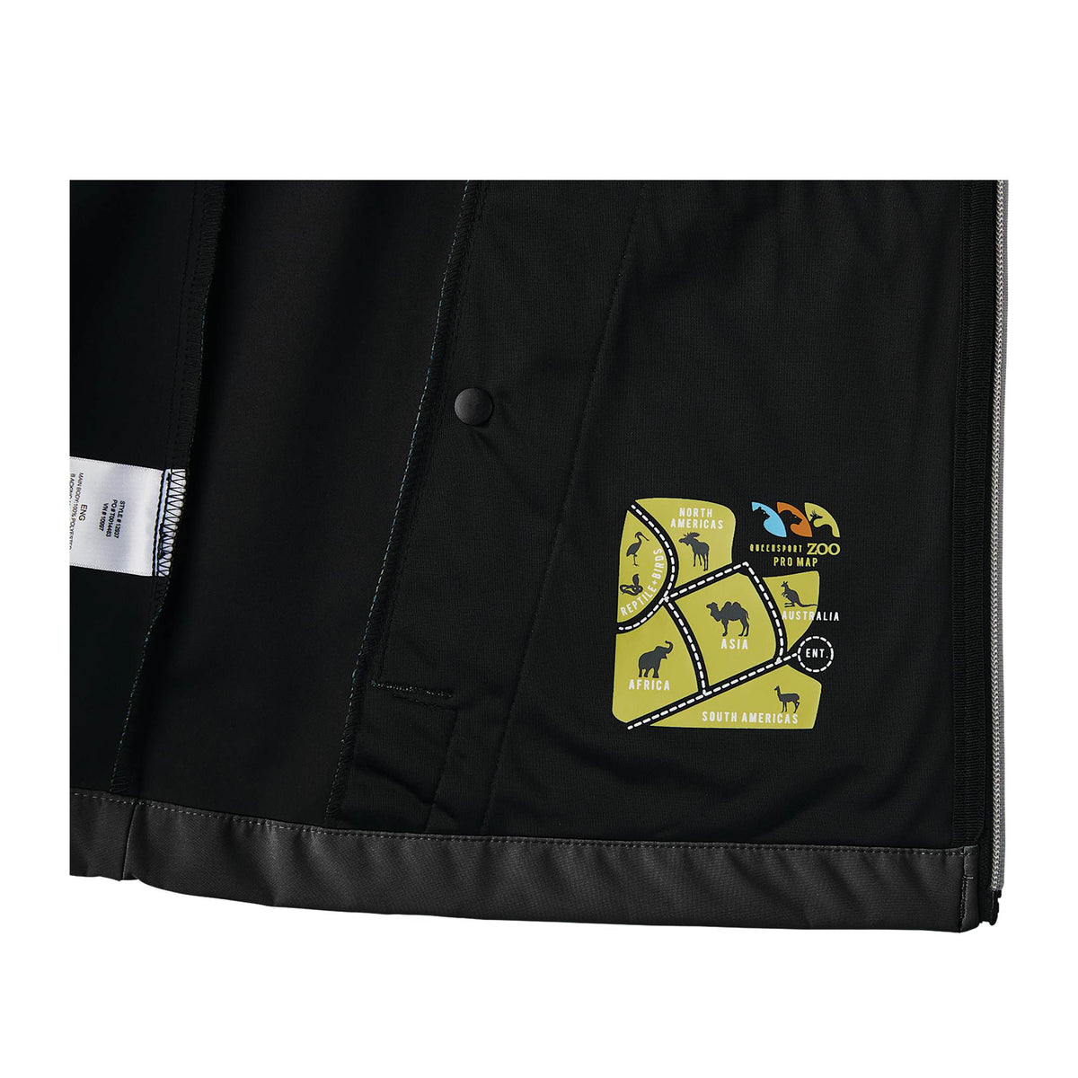 Karmine Lightweight Softshell Jacket for Men Transfer - Black - Photo