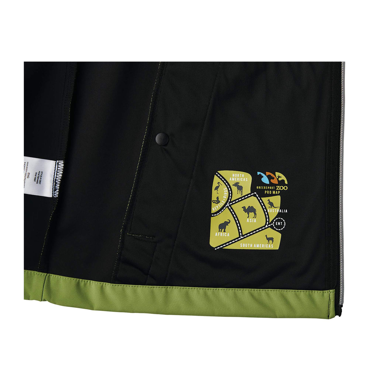 Karmine Lightweight Softshell Jacket for Men Transfer - Dark Citron Green - Photo