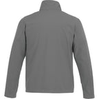 Karmine Lightweight Softshell Jacket for Men Transfer - Quarry - Back Flat