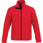 Karmine Lightweight Softshell Jacket for Men Transfer - Team Red - Front Flat