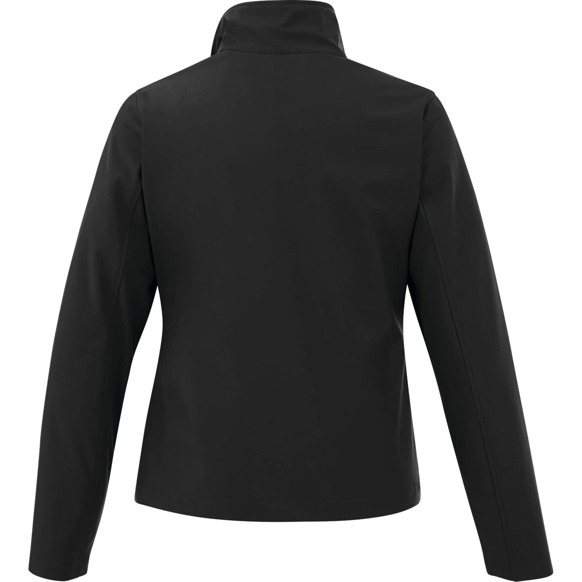 Karmine Lightweight Softshell Jacket for Women Debossing - Black - Back Flat
