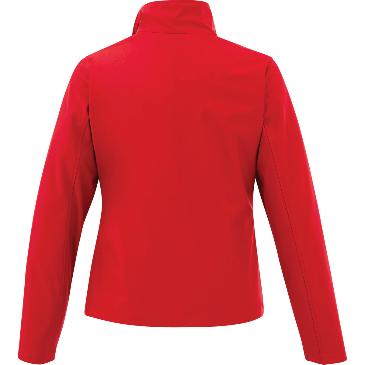 Karmine Lightweight Softshell Jacket for Women Debossing - Team Red - Back Flat