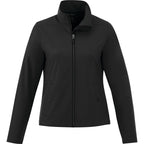 Karmine Lightweight Softshell Jacket for Women Transfer - Black - Front Flat